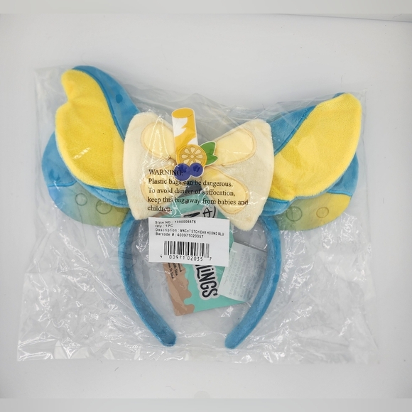 Disney Parks Munchlings STITCH BLUEBERRY LEMONADE Ears/Earband  NWT - Picture 10 of 11